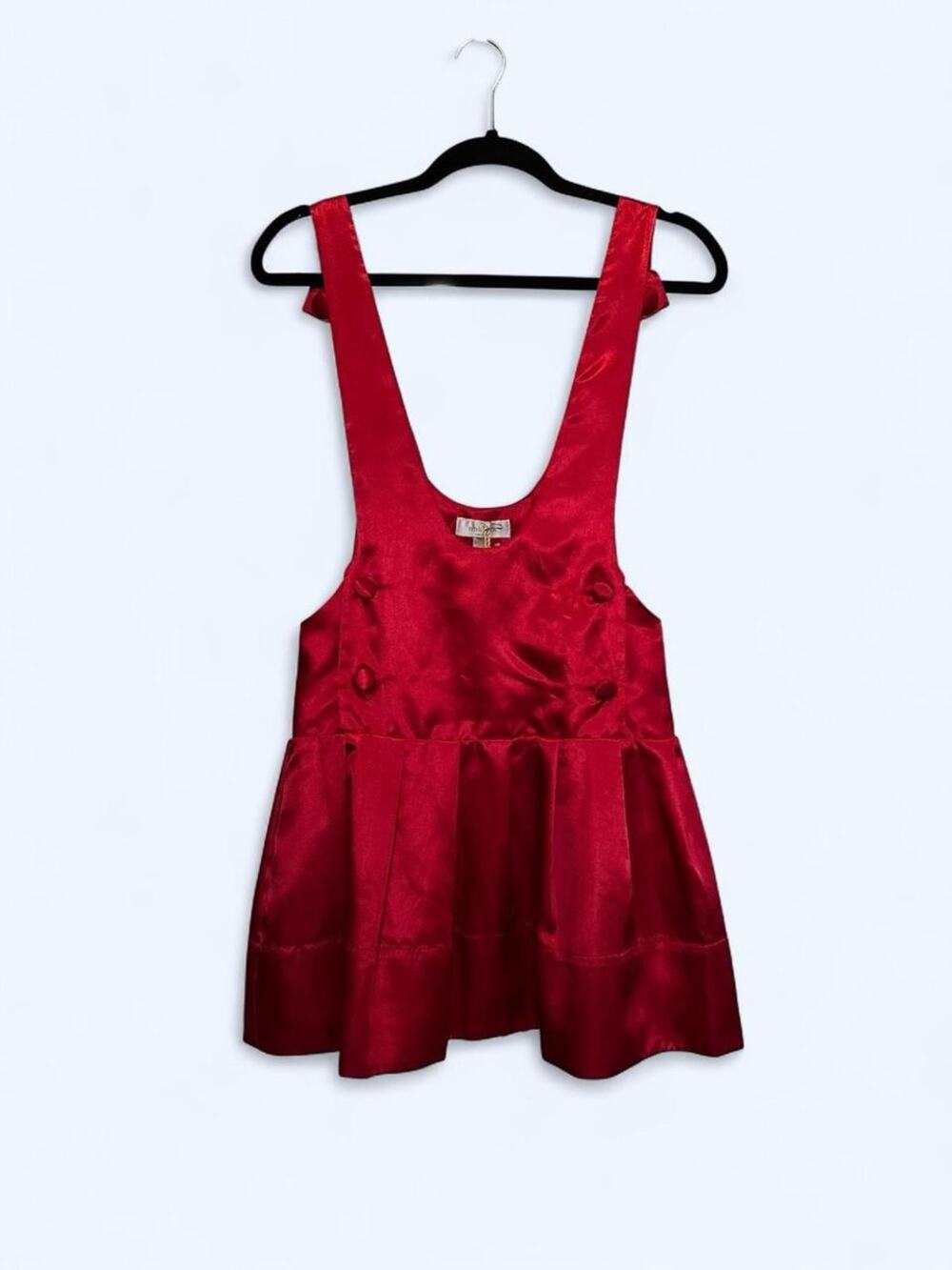 NWT Erin Fetherston for Target Red Satin Pinafore Dress